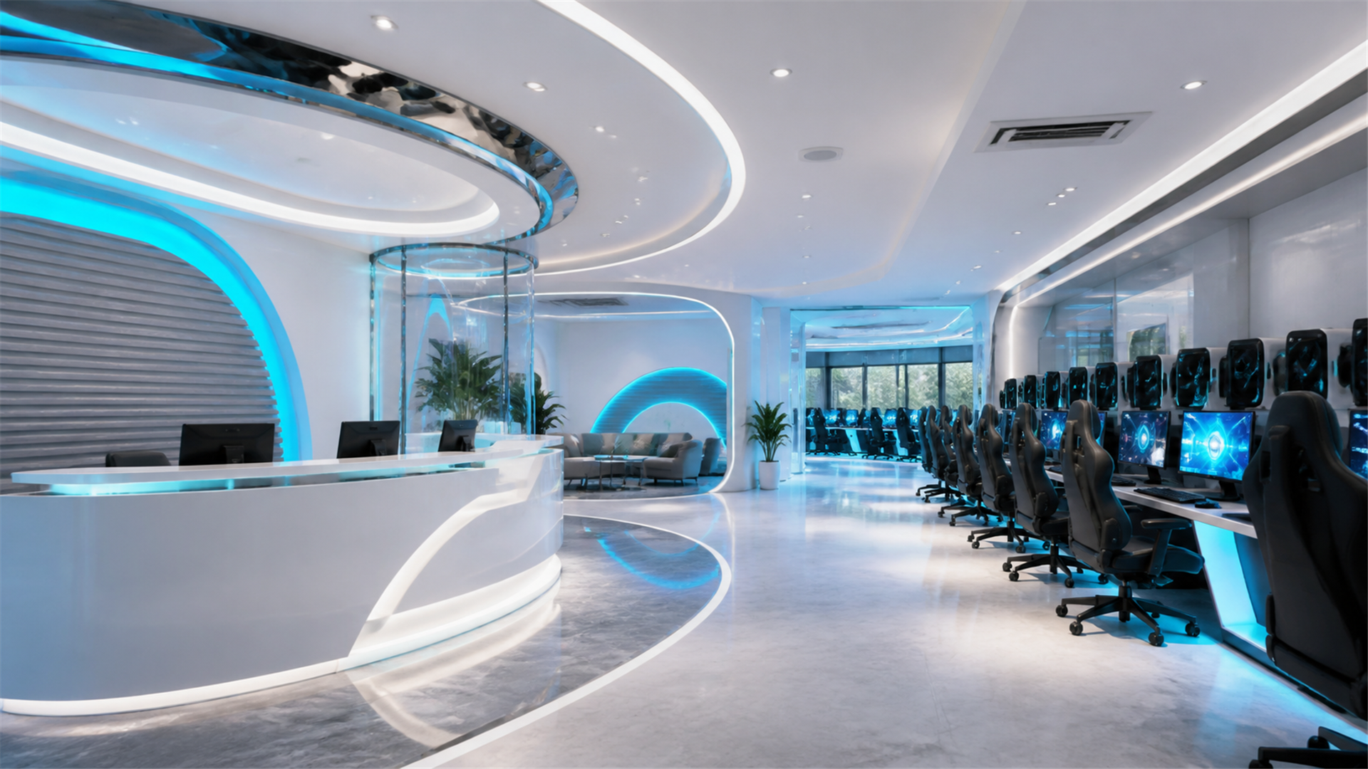 Ảnh minh họa bài viết Xu hướng thiết kế cyber gaming hiện đại